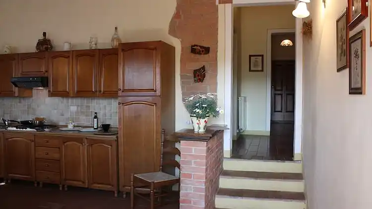 Gårdshus i San Giovanni d'Asso