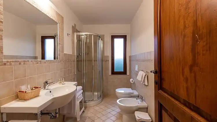 Gårdshus i San Giovanni d'Asso