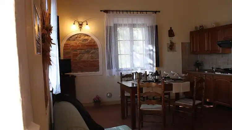 Gårdshus i San Giovanni d'Asso