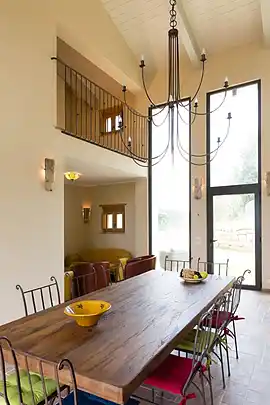 luxery apartment in Umbrian villa, view on Tiber valley 