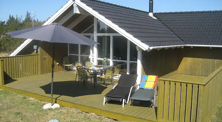 Flott feriehus nær Nordsjøen