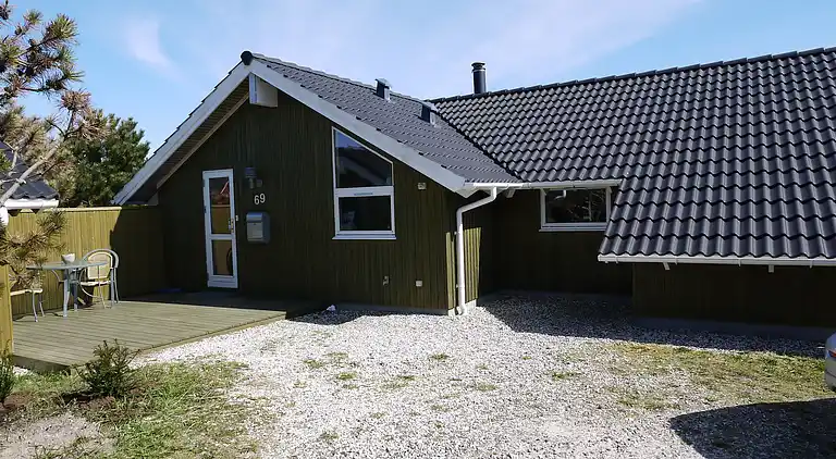 Flott feriehus nær Nordsjøen