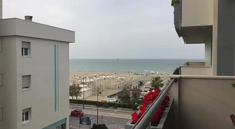 Apartment with sea view in Miramare di Rimini