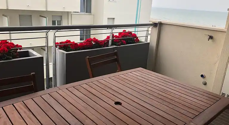 Apartment with sea view in Miramare di Rimini