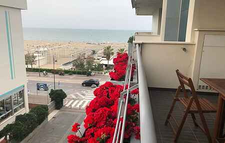 Apartment with sea view in Miramare di Rimini