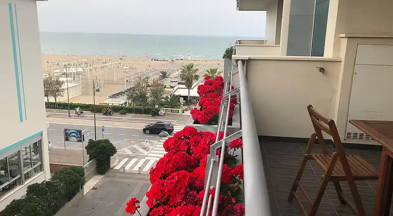 Apartment with sea view in Miramare di Rimini