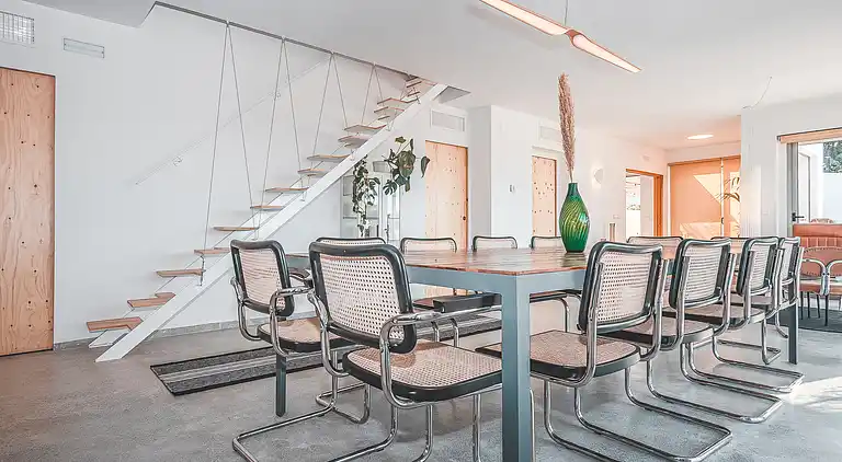 Modern rural home with pool and private chef