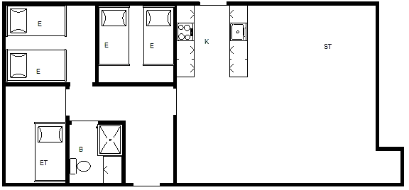 Sommerhus ved Rindby Strand