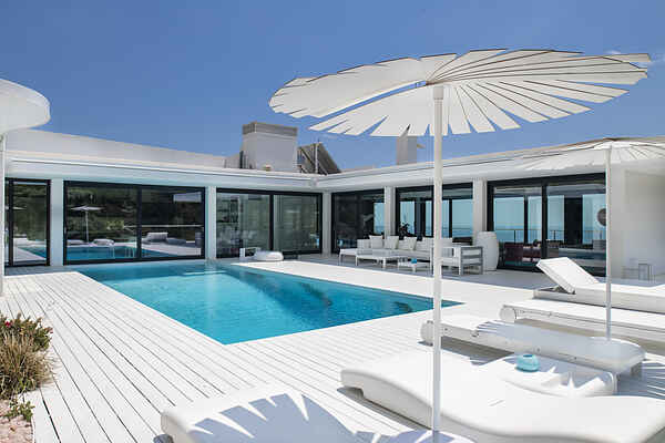 Ibiza Style Barcelona Villa, med fantastisk havudsigt