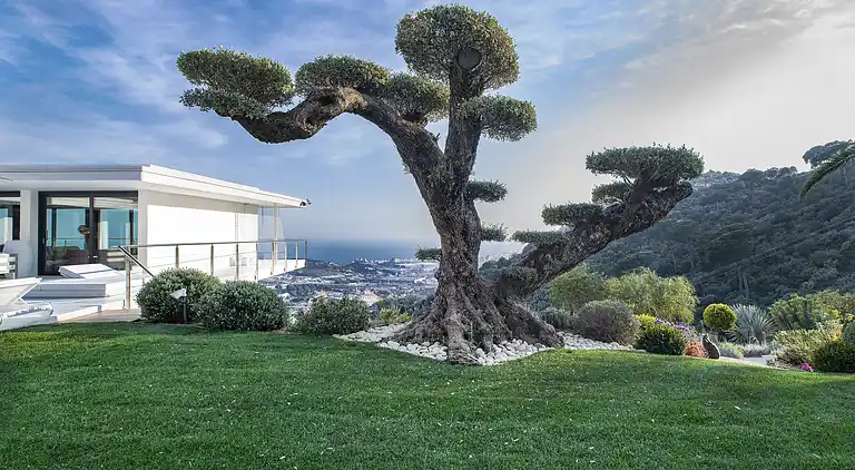 Villa a Barcellona in stile Ibiza con vista sul mare