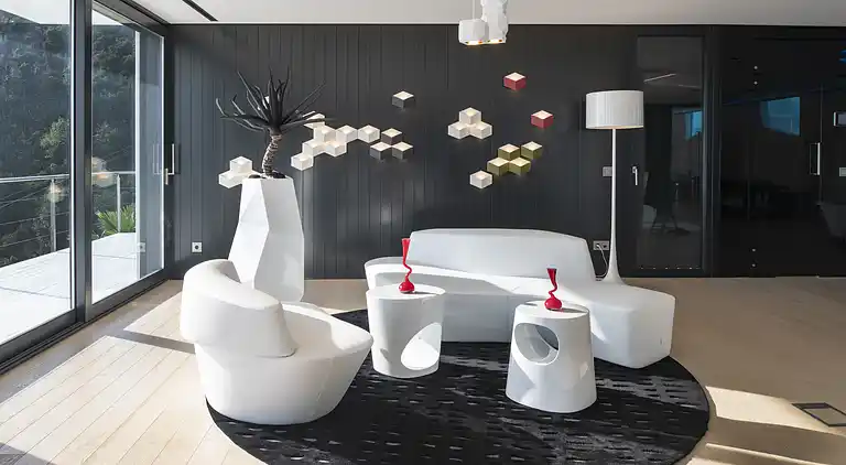 Villa a Barcellona in stile Ibiza con vista sul mare