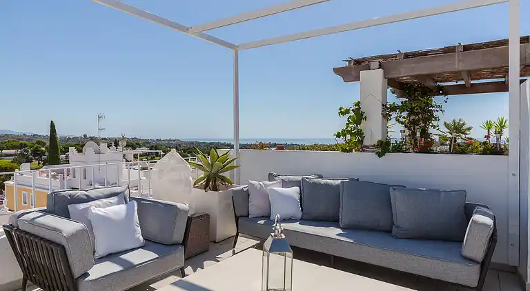 Penthouse with amazing views of the golf valley