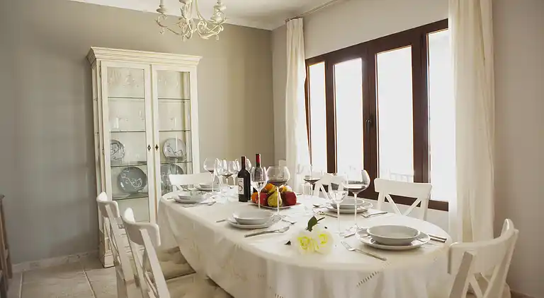 Holiday Home. El Palomar Azul. Pool and sea view