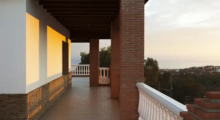 Holiday Home. El Palomar Azul. Pool and sea view