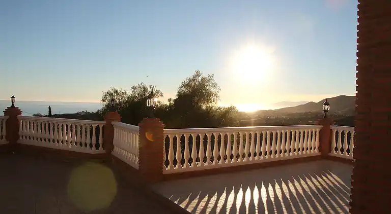 Holiday Home. El Palomar Azul. Pool and sea view