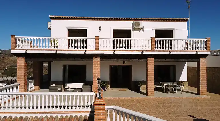 Holiday Home. El Palomar Azul. Pool and sea view