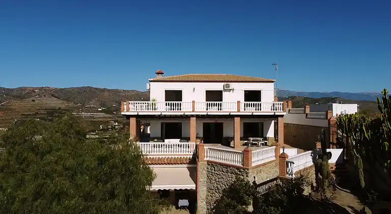 Holiday Home. El Palomar Azul. Pool and sea view