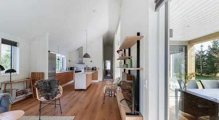 Arkitekttegnet ferieperle på Bornholm