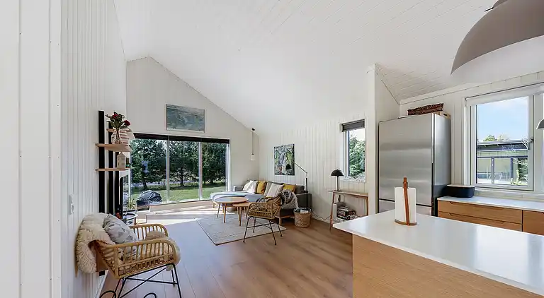 Arkitekttegnet ferieperle på Bornholm