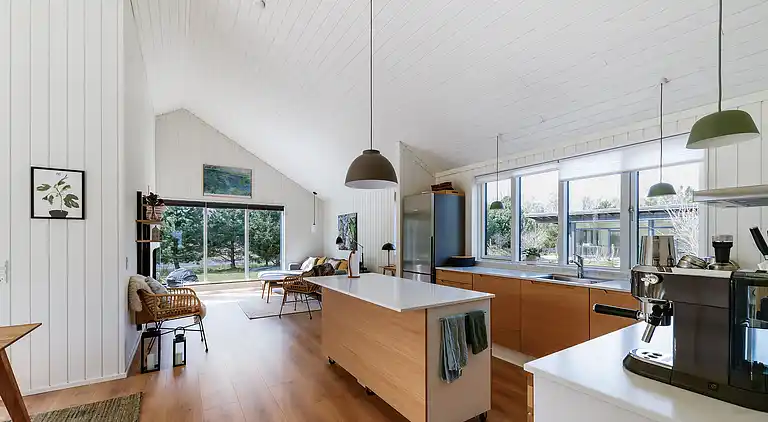 Arkitekttegnet ferieperle på Bornholm