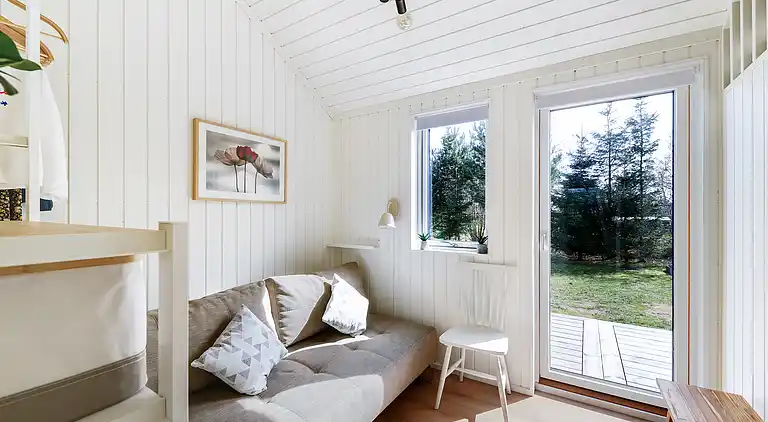 Arkitekttegnet ferieperle på Bornholm