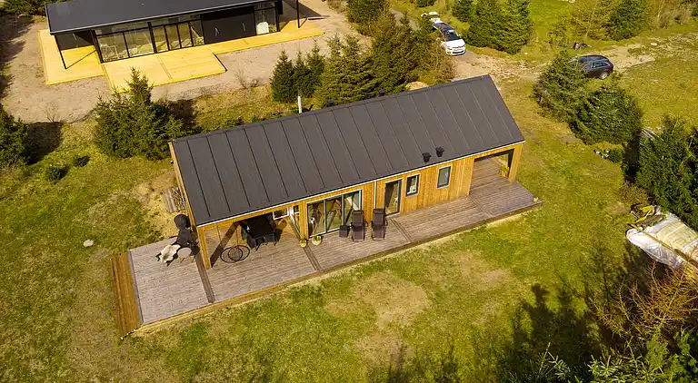 Arkitekttegnet ferieperle på Bornholm