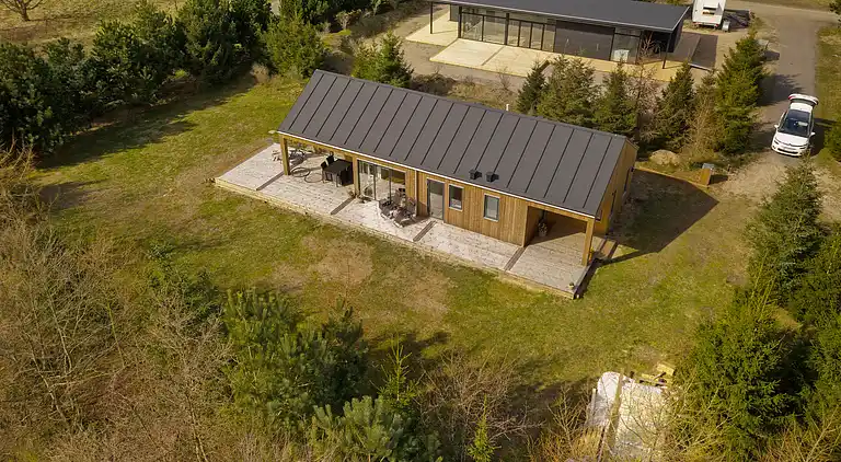 Arkitekttegnet ferieperle på Bornholm