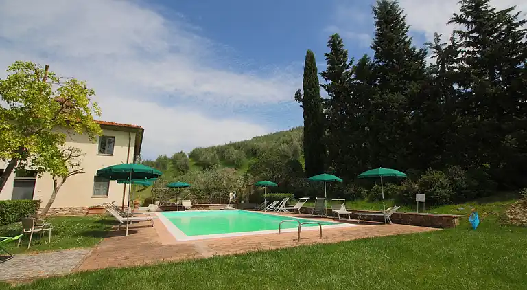 Gårdhus i San Gimignano