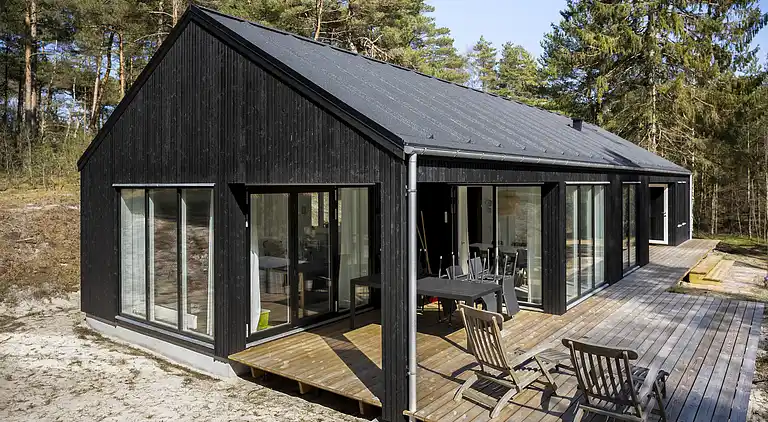 Arkitekttegnet sommerhus på Bornholm