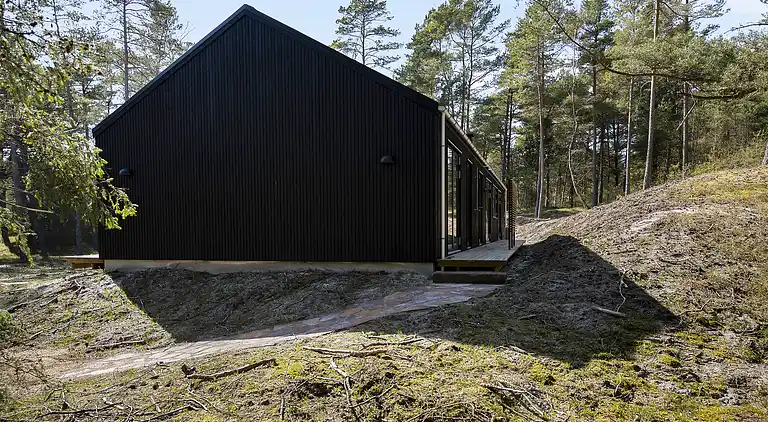 Arkitekttegnet sommerhus på Bornholm