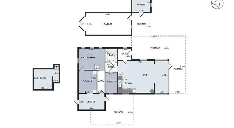 Sommerhaus mit Ausblick
