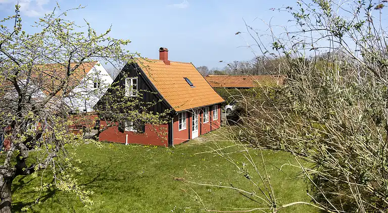 Charmerende byhus i hyggelige Svaneke