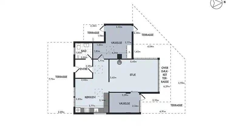 Sommerhus på Fur med enestående havutsikt