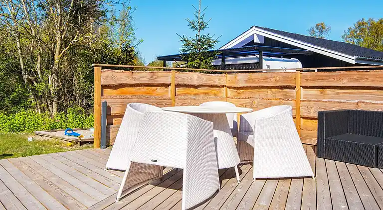 Sommerhus ved Øer Strand