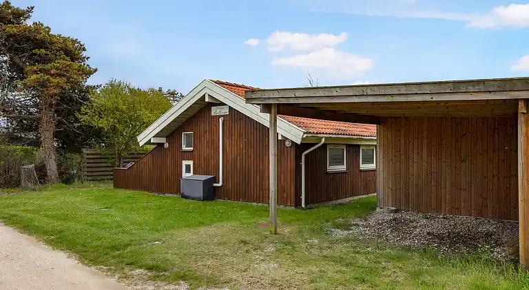 Modern vakantiehuis op 200 meter van het strand.