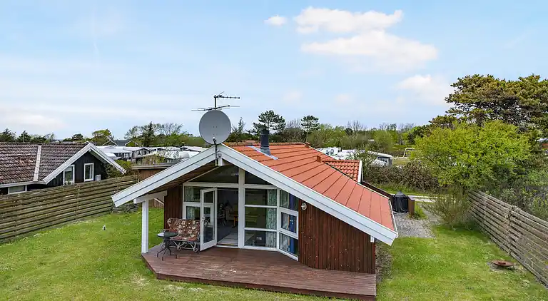 Modern vakantiehuis op 200 meter van het strand.