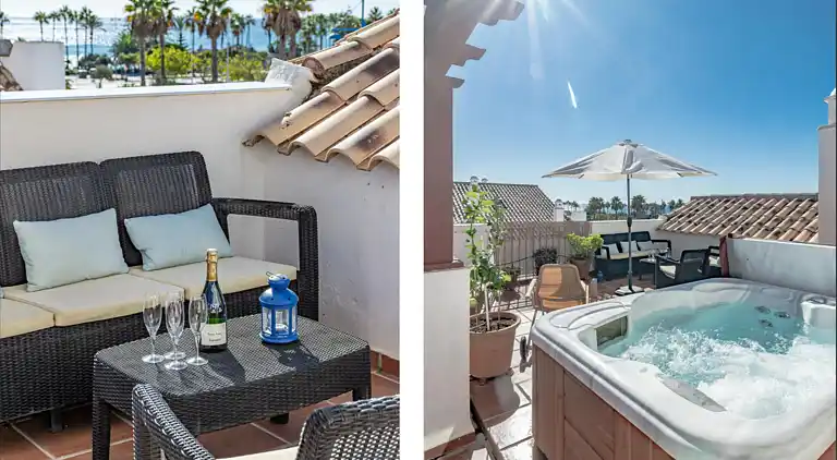 Penthouse next to the beach