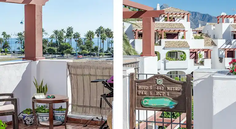 Penthouse next to the beach