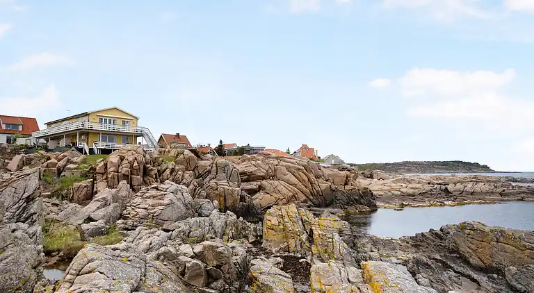 Ferielejlighed på de bornholmske klipper