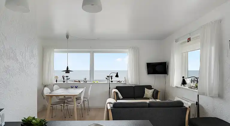 Ferielejlighed på de bornholmske klipper