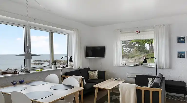 Ferielejlighed på de bornholmske klipper