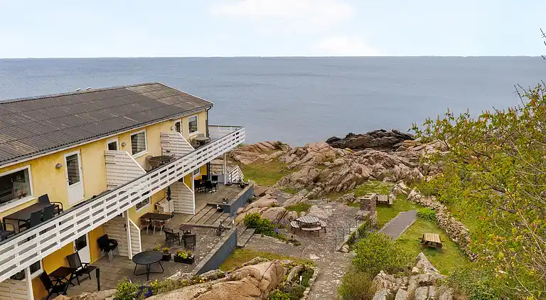 Ferielejlighed på de bornholmske klipper