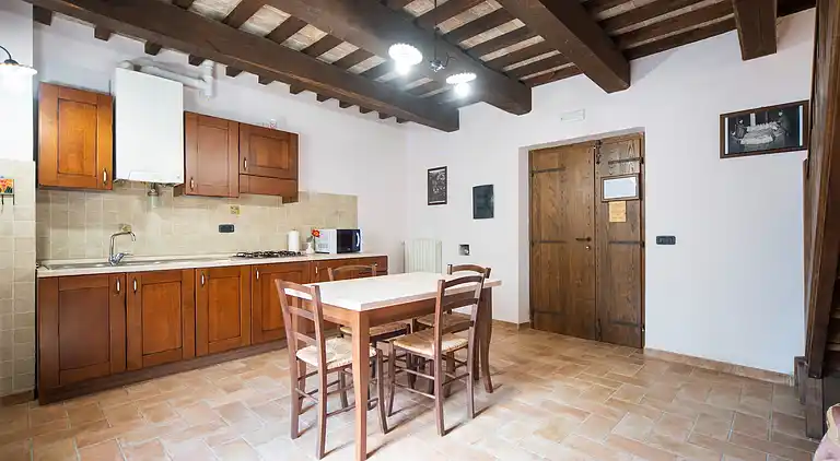 Gårdshus i Città di Castello