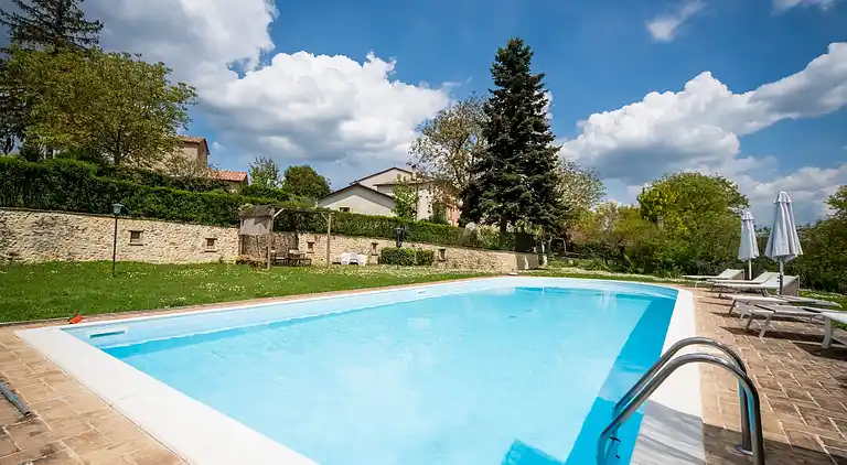 Gårdshus i Città di Castello