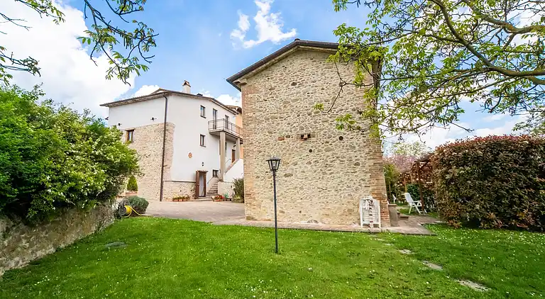 Gårdshus i Città di Castello