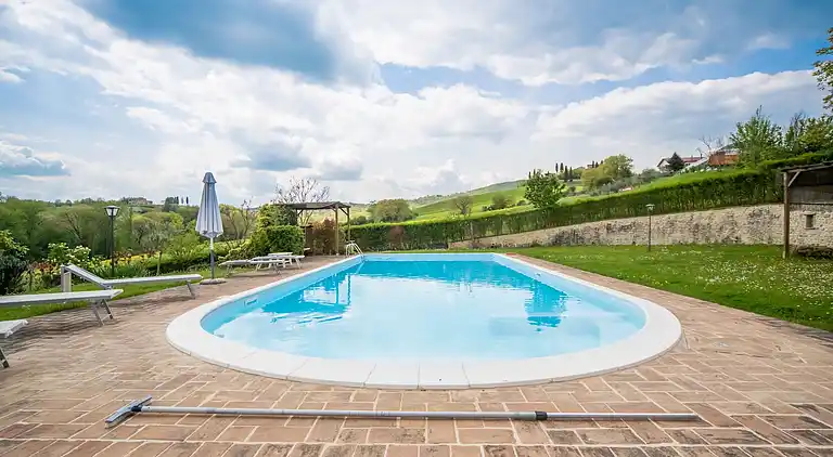 Gårdshus i Città di Castello