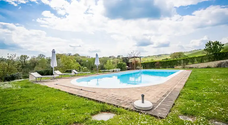 Gårdshus i Città di Castello