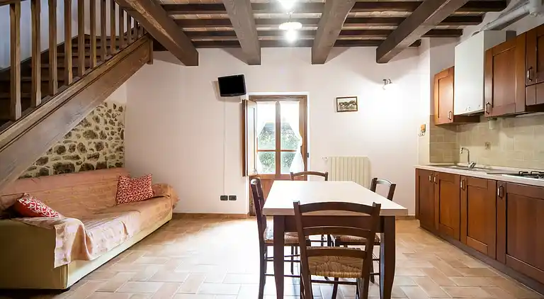 Gårdshus i Città di Castello