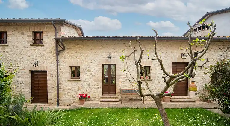 Gårdshus i Città di Castello