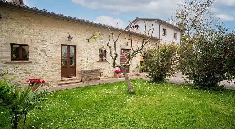 Gårdshus i Città di Castello